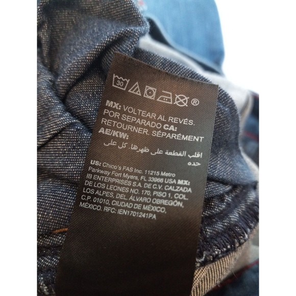 Whbm Womens Slim Crop Denim Cuffed Jeans‎ Size 6 - Picture 15 of 15